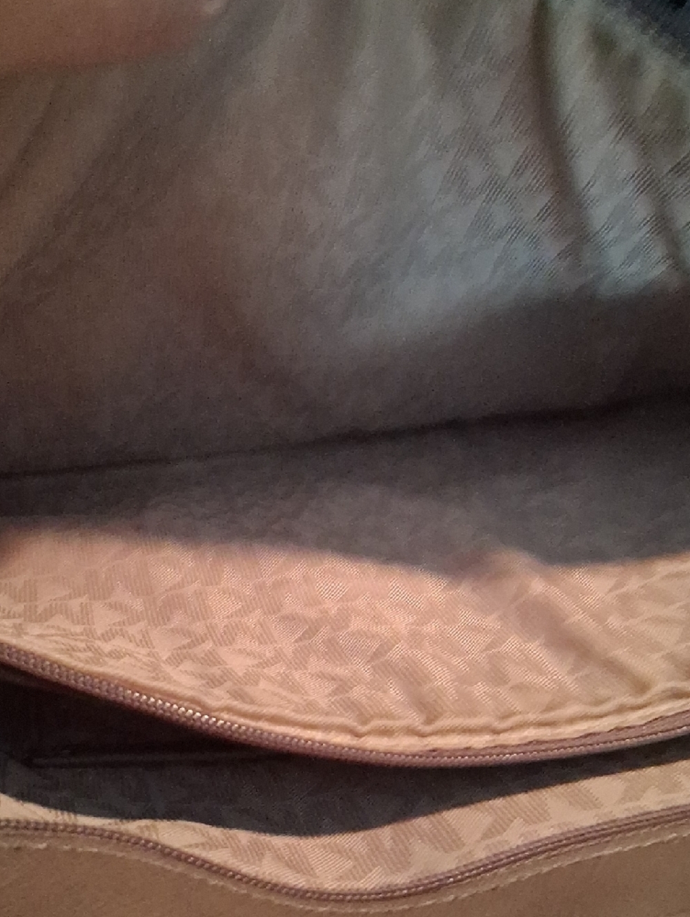Michael Kors Taupe Saffiano Leather Tote - Picture 4 of 9